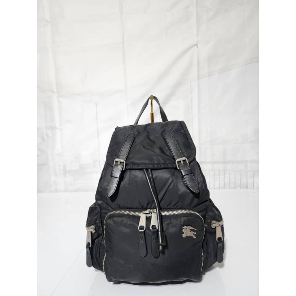 Authentic Burberry Rucksack Aviator Nylon Backpack Black